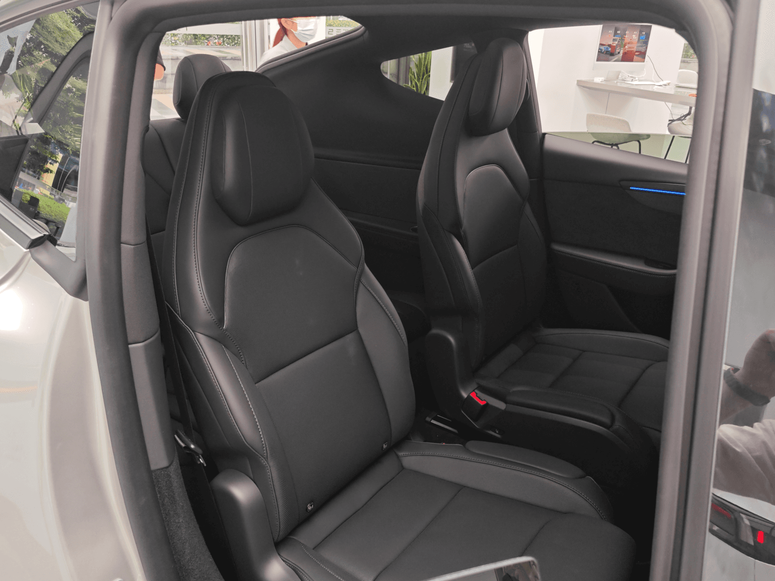 Second row of the Model Y L. Second row of the Model Y L.