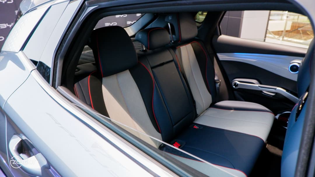 BYD Atto 3 rear row and charging