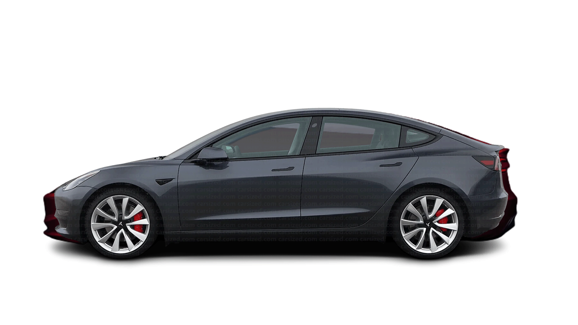 2024 Tesla Model 3 vs 2023 Tesla Model 3 Facelift Comparison (side)