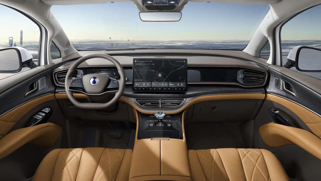 Denza D9 interior Denza D9 interior