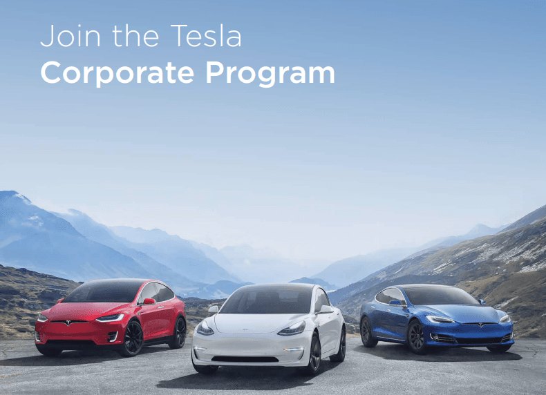Tesla Corporate program Tesla Corporate program