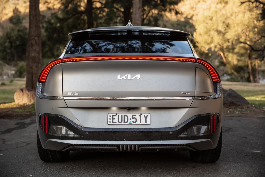 Kia EV6 charging and rear