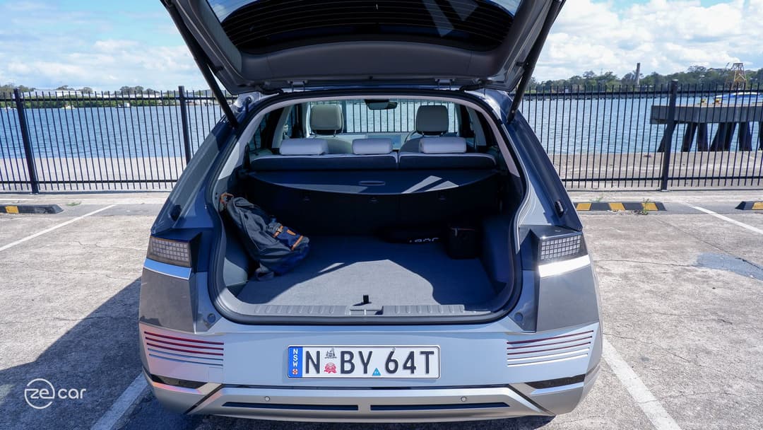 Hyundai Ioniq 5 boot and centre console storage