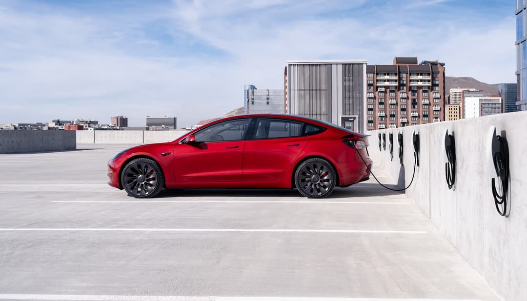 MG ZS EV battery and Model 3 charging