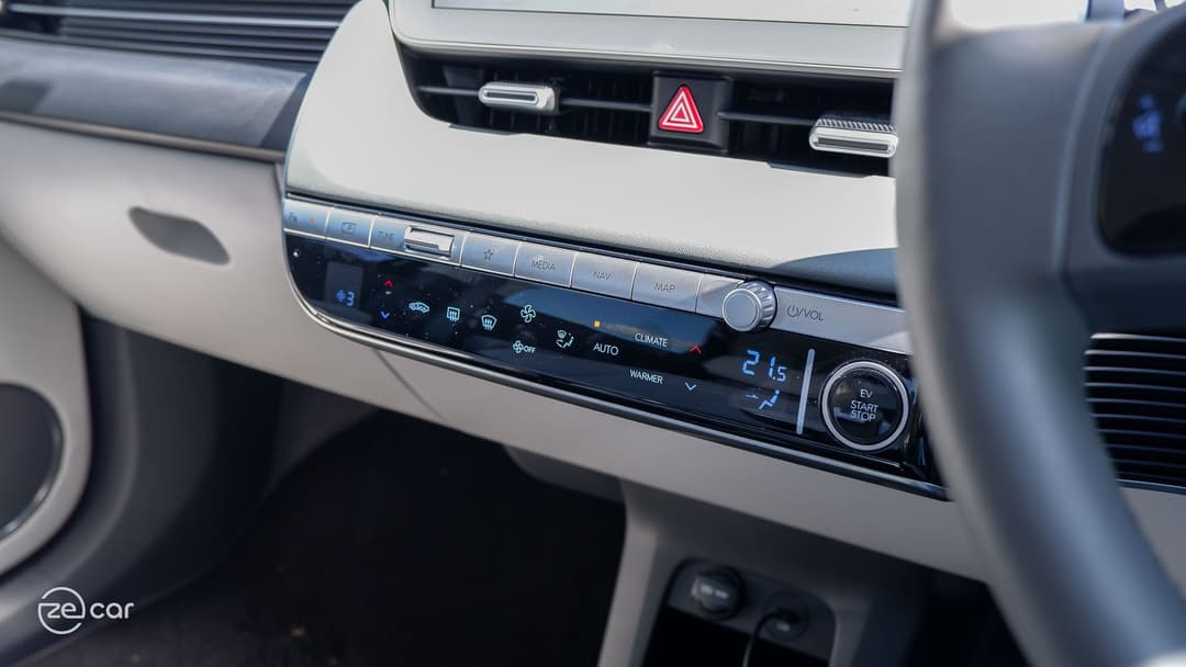 Hyundai Ioniq 5 HVAC and touchscreen