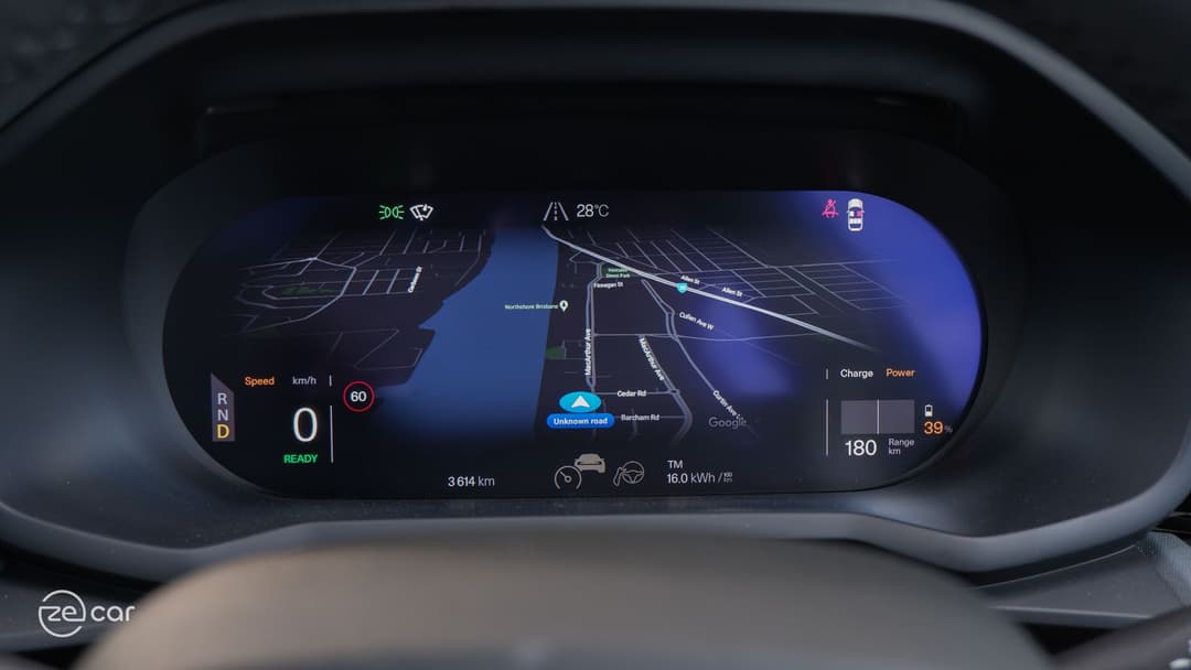 Polestar 2 software update and instrument cluster