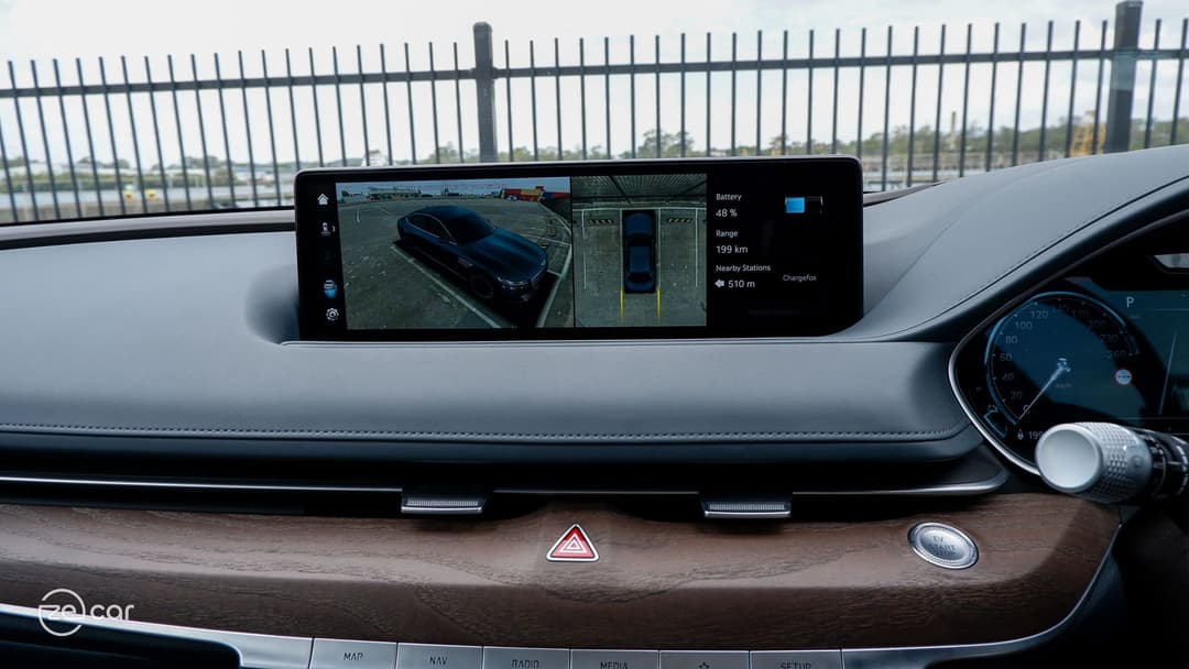 Genesis Electrified G80 360-degree surround view camera Genesis Electrified G80 360-degree surround view camera