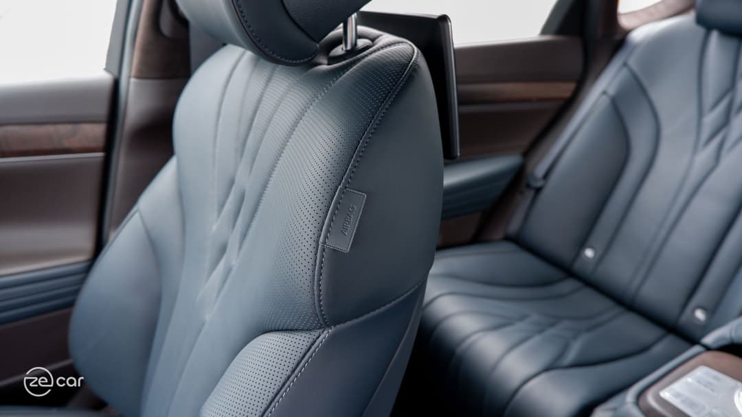 Genesis Electrified G80 rear row seats