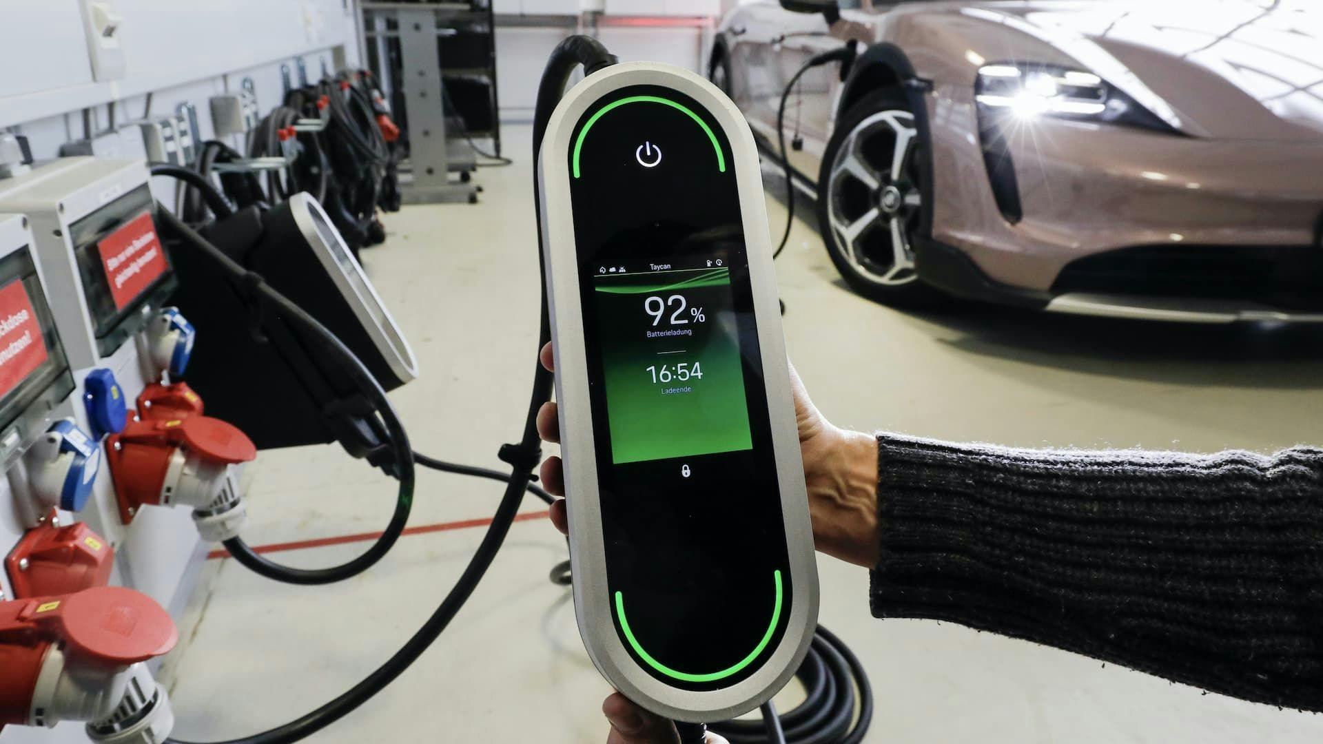 Porsche tests bidirectional charging on the Taycan