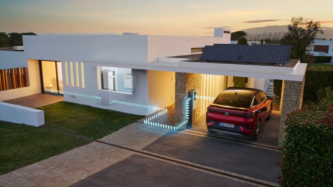 Volkswagen Vehicle to House charging Volkswagen Vehicle to House charging