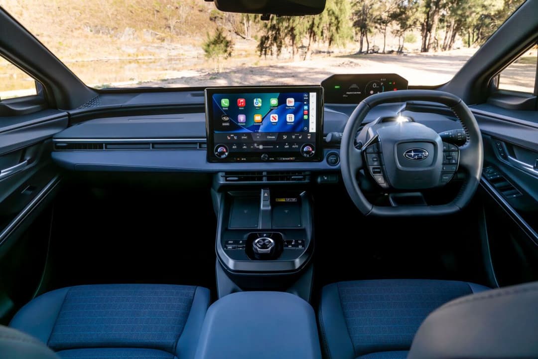 Subaru Trailseeker interior dashboard and infotainment screen Subaru Trailseeker interior dashboard and infotainment screen