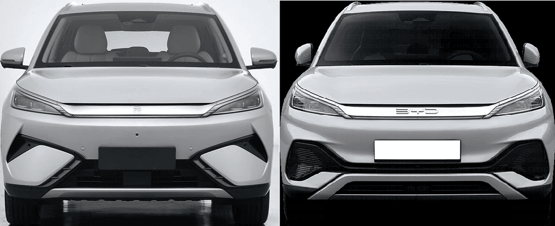 BYD Atto 3 comaprison front BYD Atto 3 comaprison front