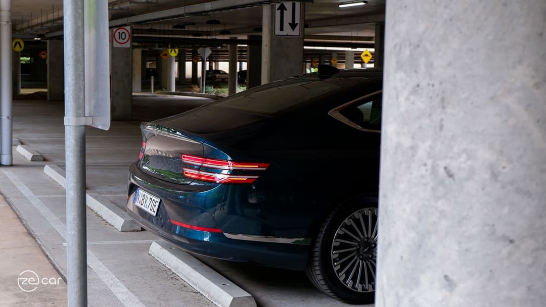 Genesis Electrified G80 rear and side sills