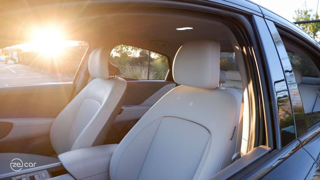 Hyundai Ioniq 6 driving and seats