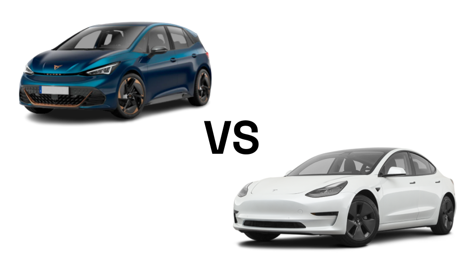 Cupra Born vs Tesla Model 3