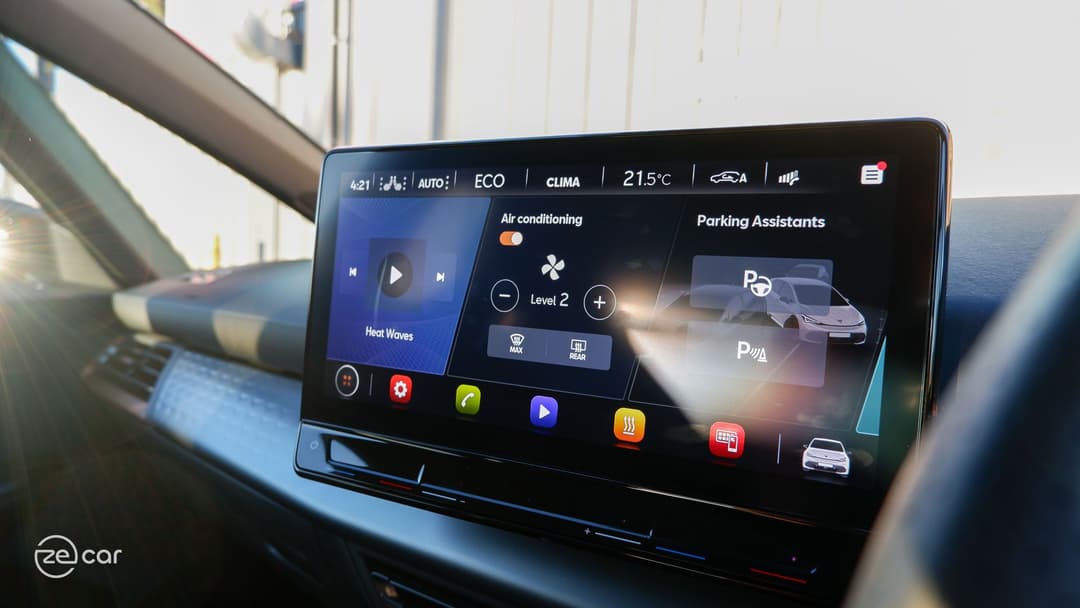 Cupra Born touchscreen