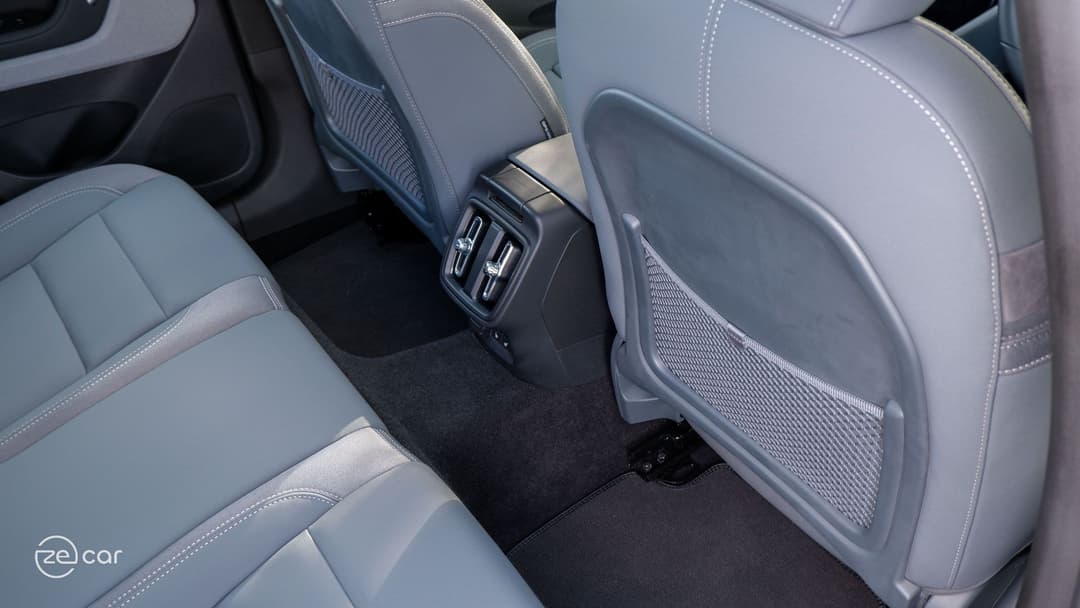 Polestar 2 frunk and rear row hump