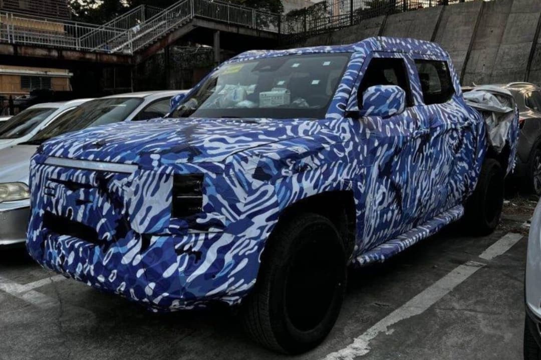 BYD Ute test car parked BYD Ute test car parked