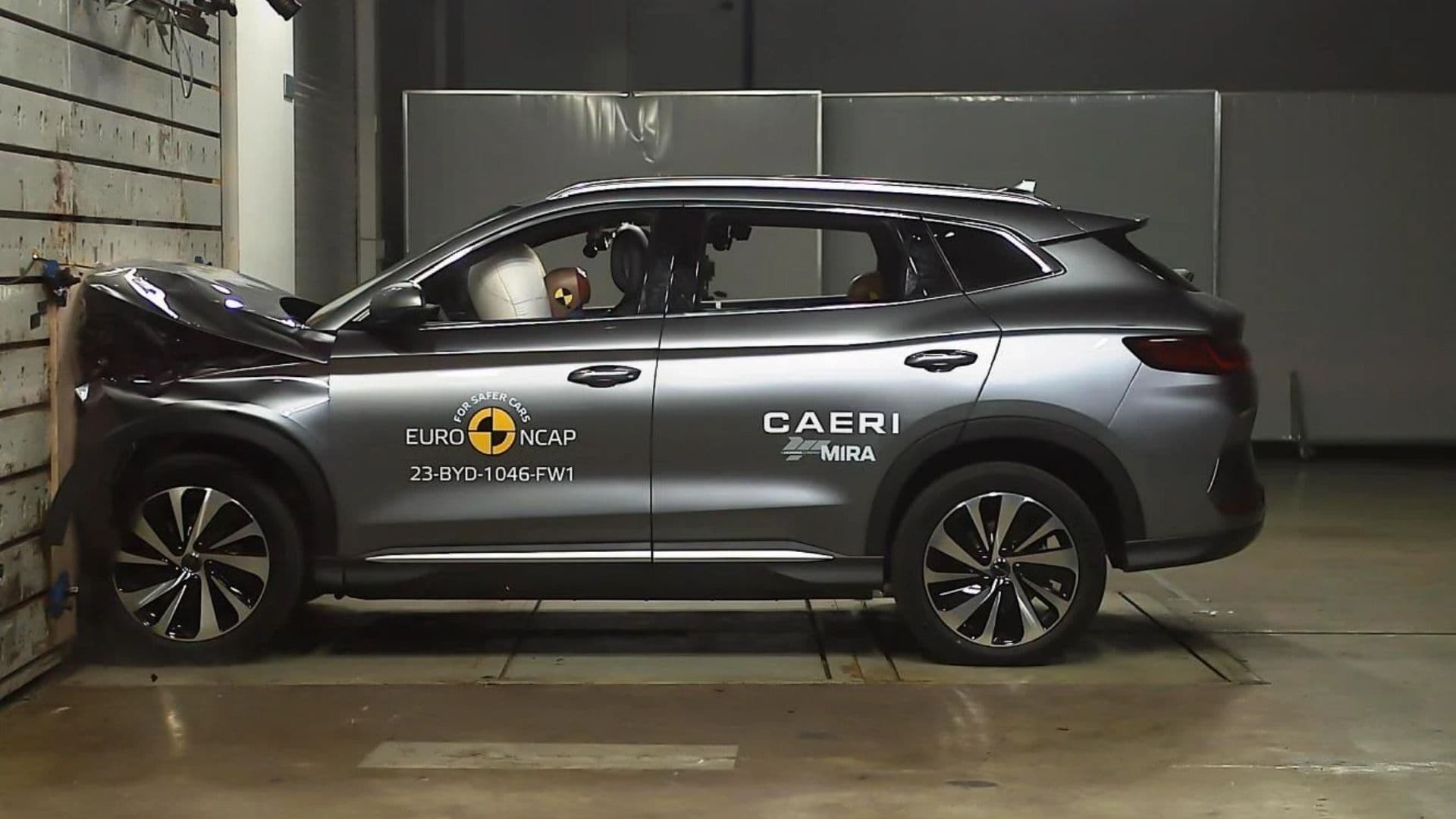 BYD Sealion 6 crash during safety test BYD Sealion 6 crash during safety test