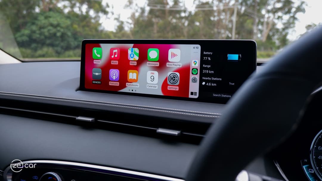 Genesis Electrified GV70 infotainment system
