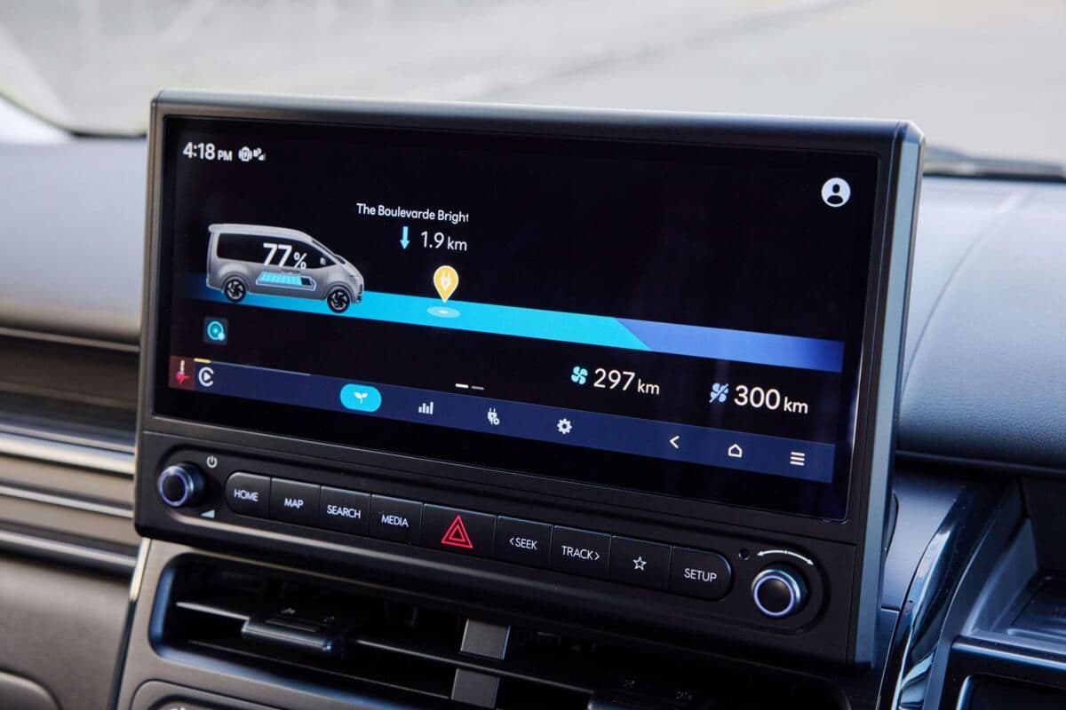 Hyundai Staria Load Electric 12.3-inch multimedia touchscreen Hyundai Staria Load Electric 12.3-inch multimedia touchscreen