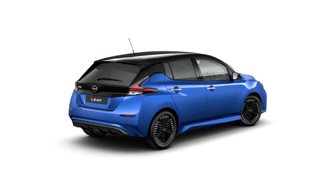 2023 Nissan Leaf e+ exterior and interior