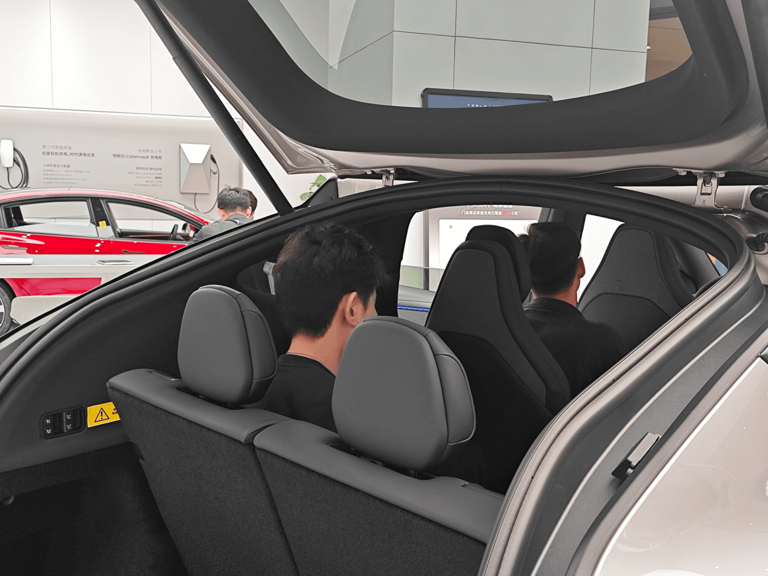 Sitting in the third row. Sitting in the third row.