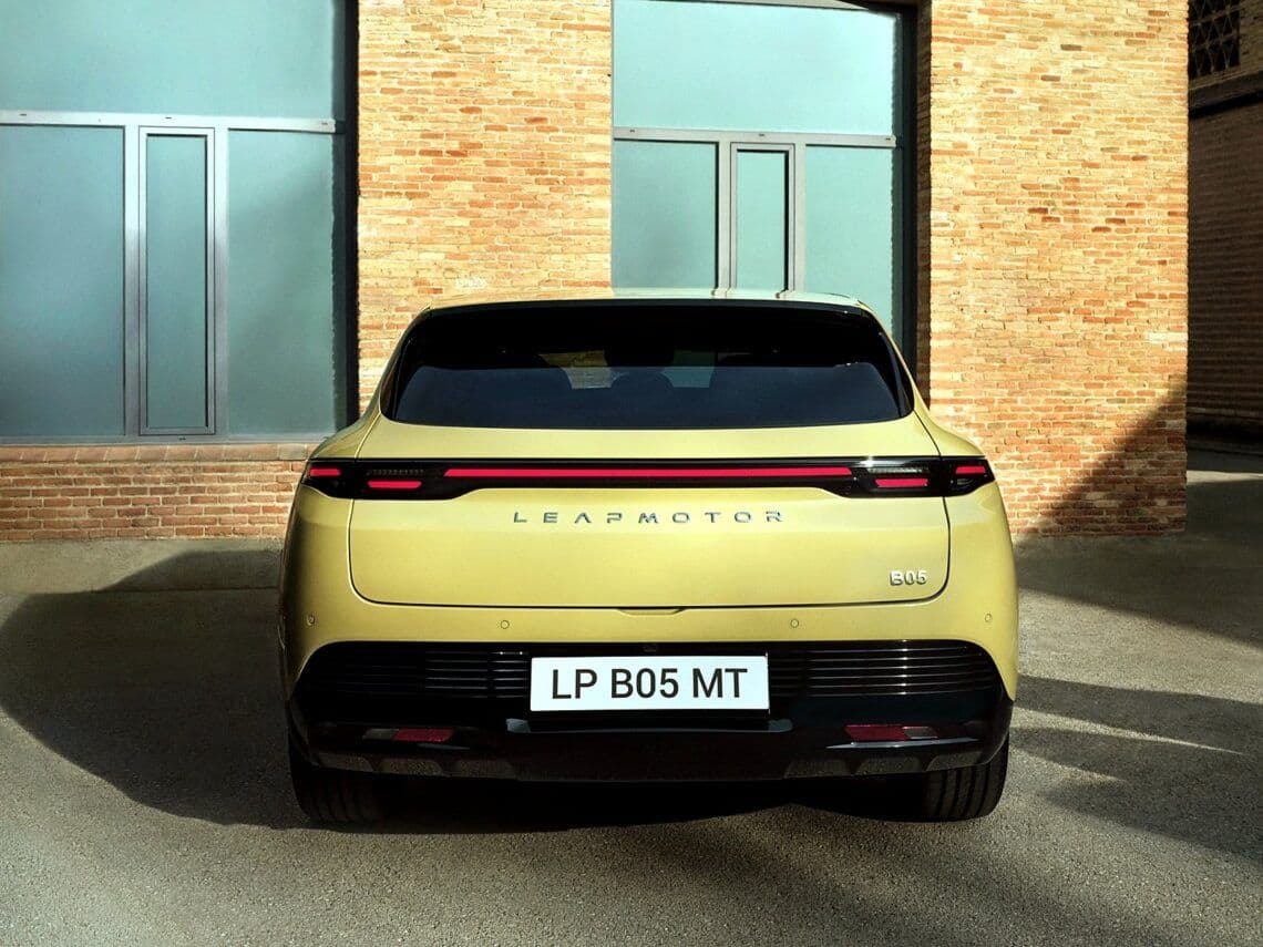 Leapmotor B05 rear design and tail light Leapmotor B05 rear design and tail light