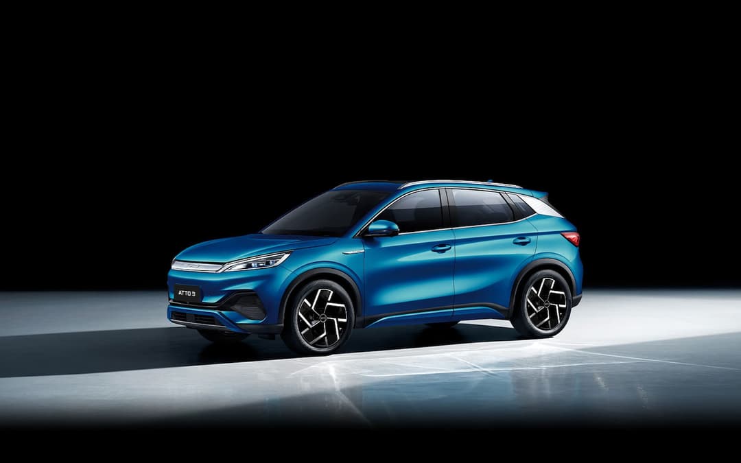 Surf Blue BYD Atto 3 EV Surf Blue BYD Atto 3 EV