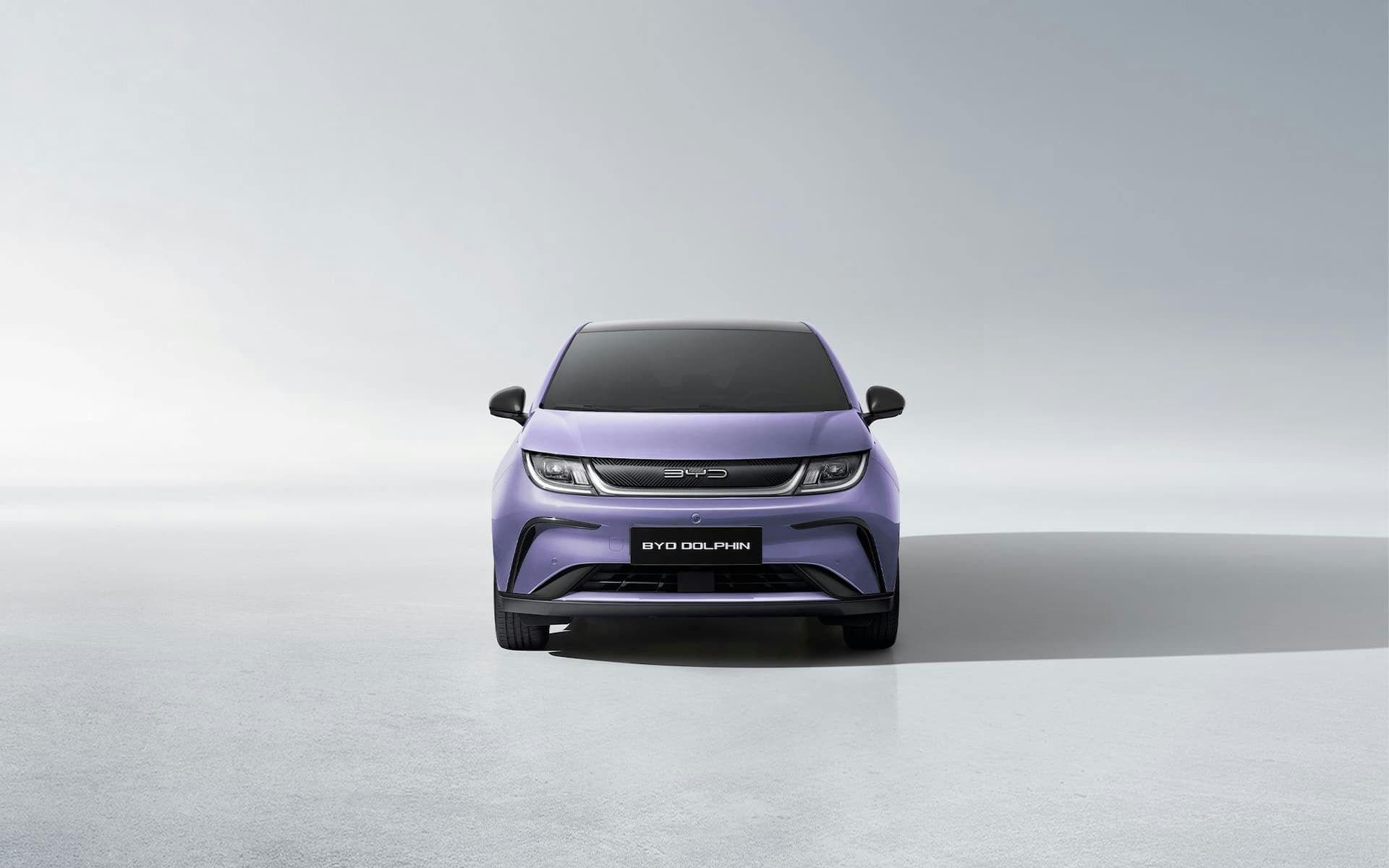 Purple BYD Dolphin front