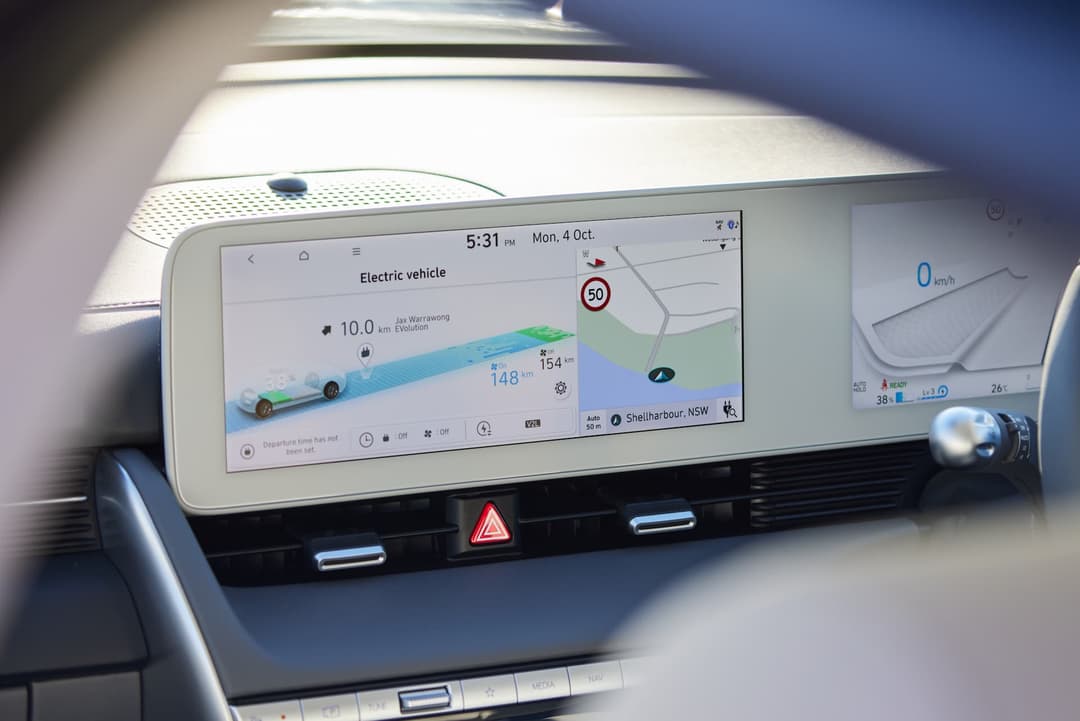 Hyundai Ioniq 5 EV settings touchscreen Hyundai Ioniq 5 EV settings touchscreen