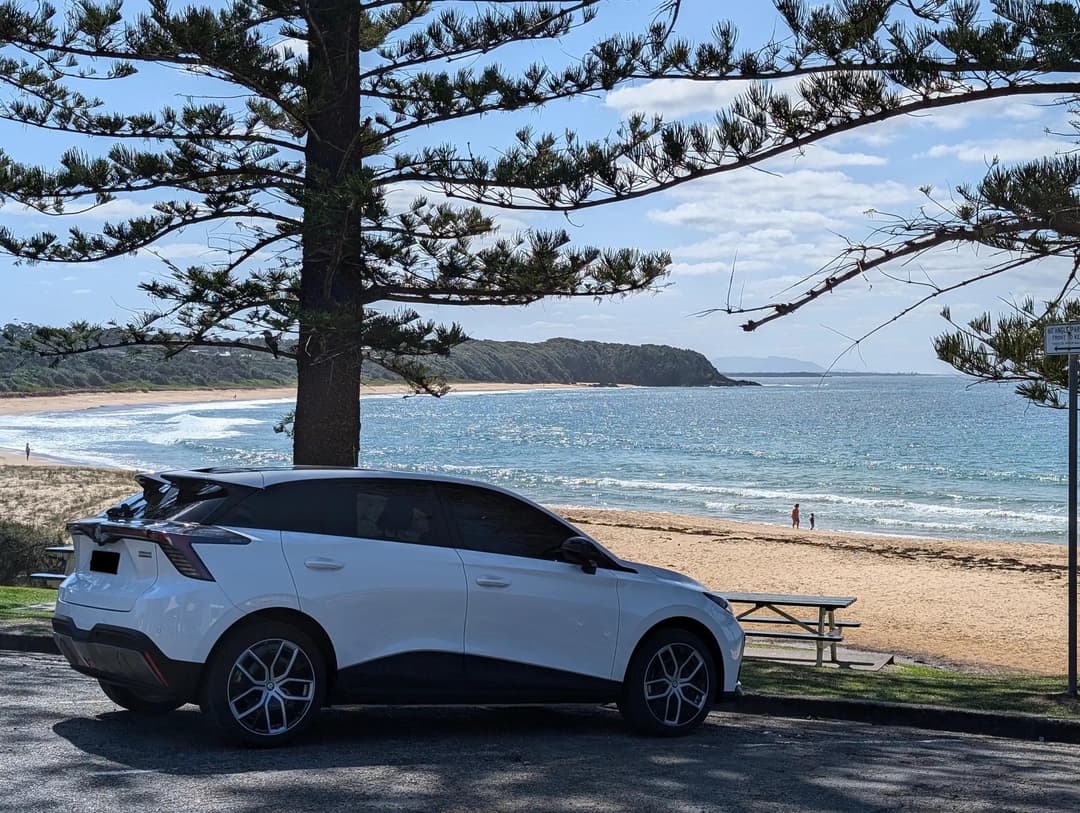 MG4 77 parked at beach near Forster-Tuncurry MG4 77 parked at beach near Forster-Tuncurry