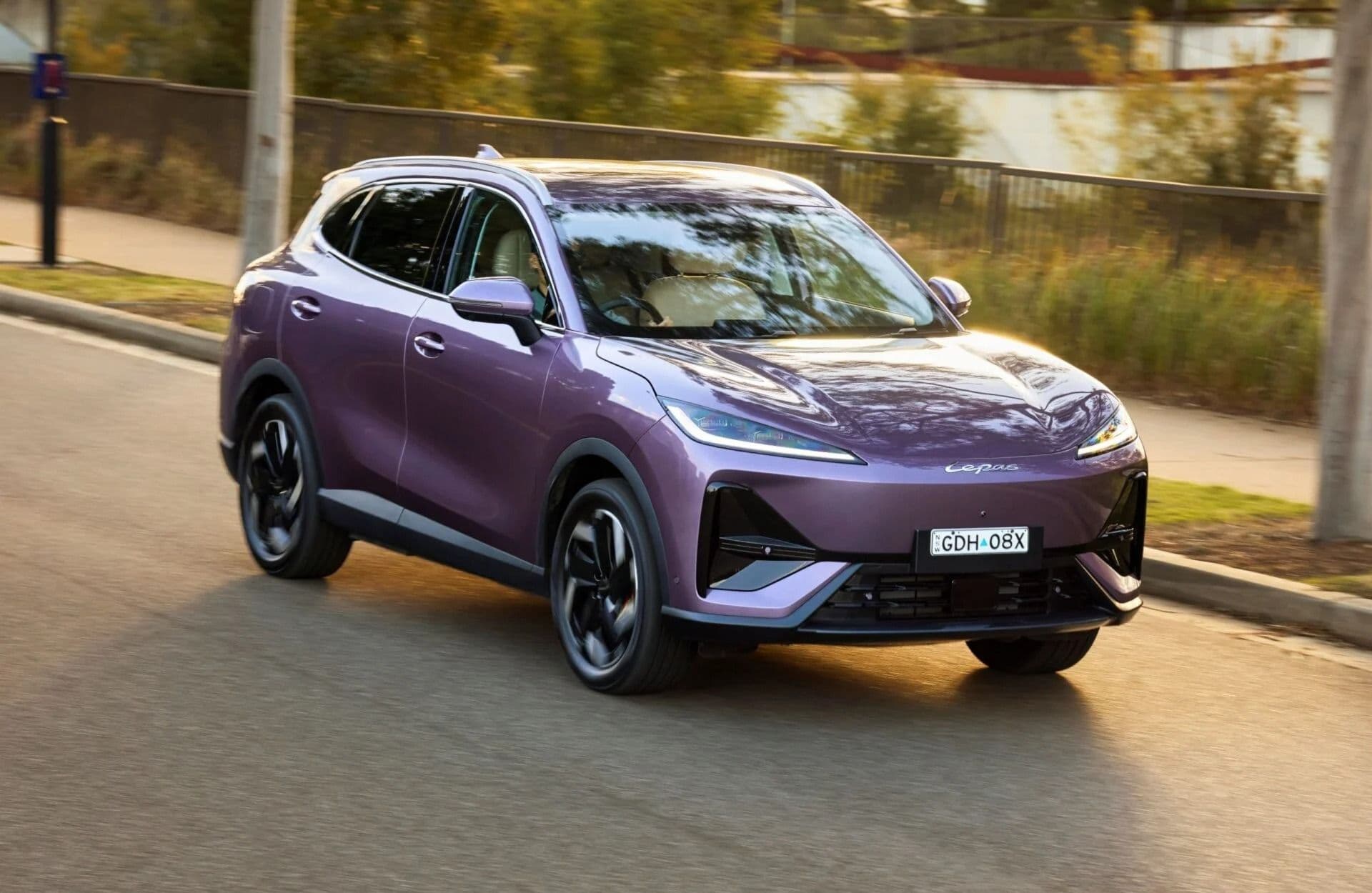 Lepas L6 electric SUV on Australian test roads during local testing program Lepas L6 electric SUV on Australian test roads during local testing program