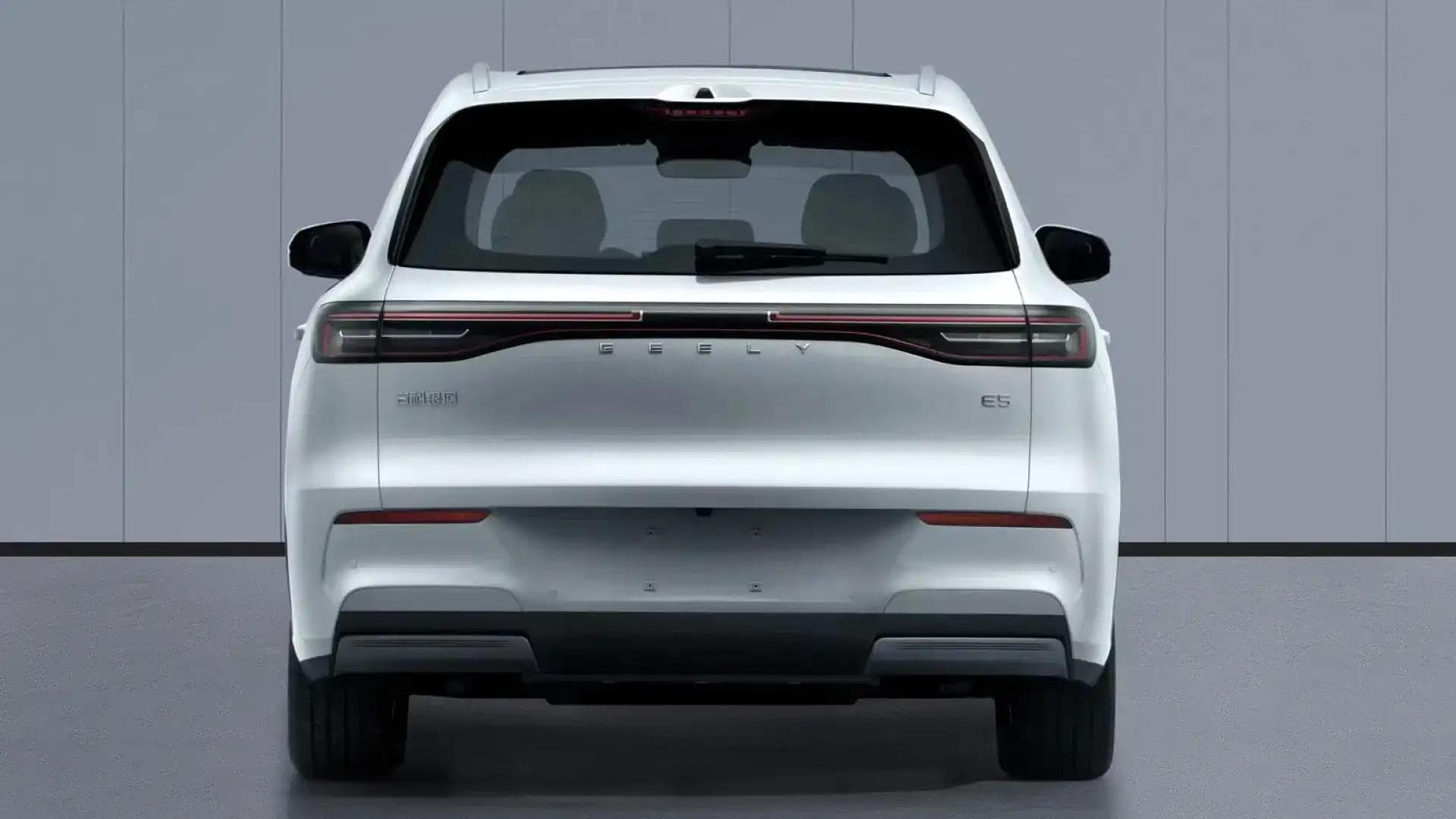Updated Geely EX5 rear Updated Geely EX5 rear