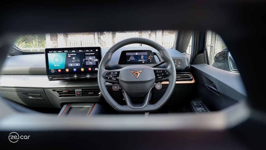 Cupra Born interior and wheels