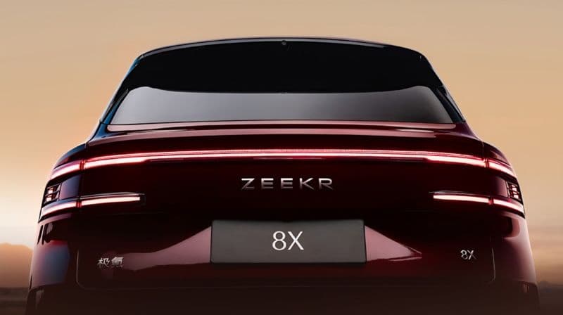 zeekr 8x back zeekr 8x back