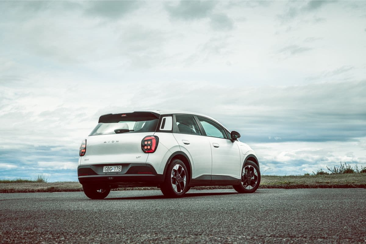 GAC AION UT Premium exterior, existing model shown ahead of short-range variant details GAC AION UT Premium exterior, existing model shown ahead of short-range variant details