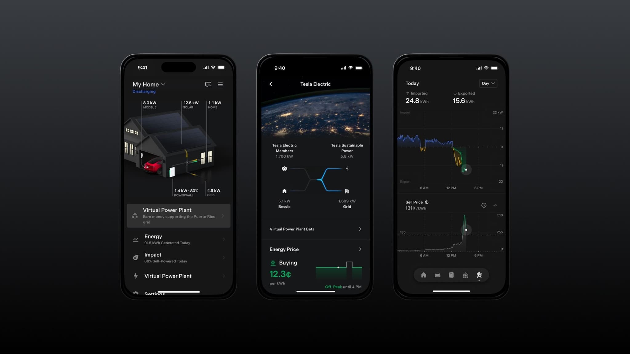 The Tesla app, which Tesla says customers use to sign up for the Tesla Electric plan The Tesla app, which Tesla says customers use to sign up for the Tesla Electric plan