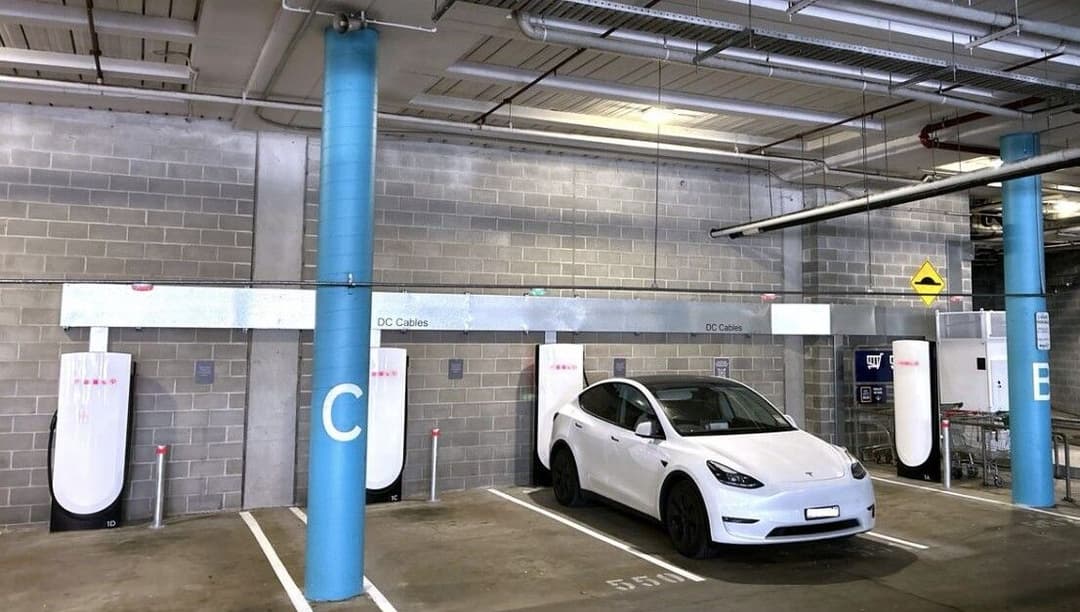 Tesla Supercharger site Tesla Supercharger site