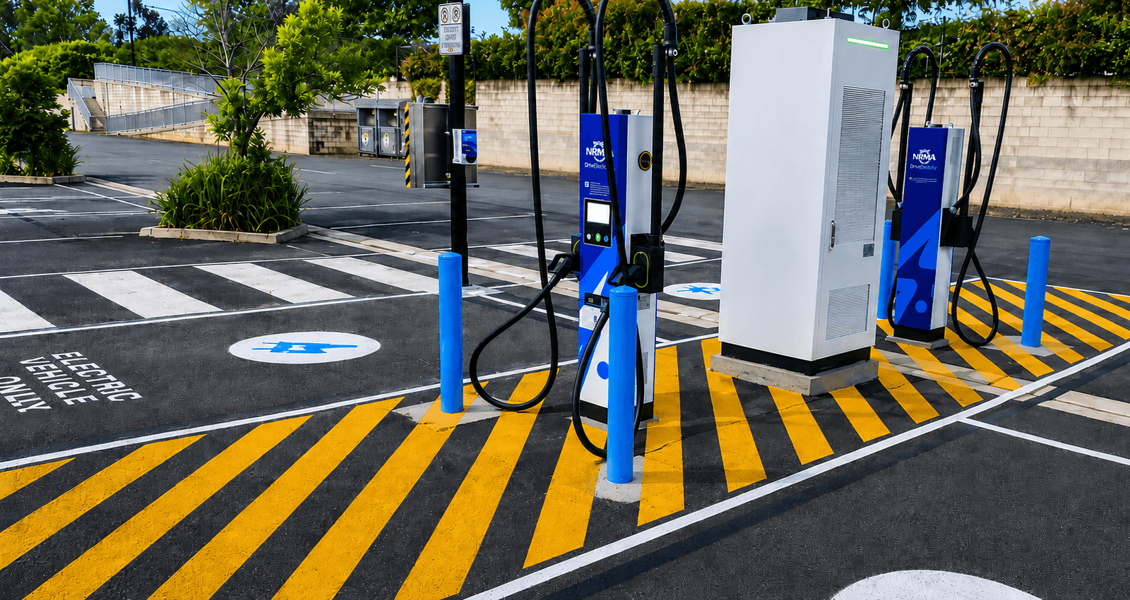Autel EV chargers at NRMA site Autel EV chargers at NRMA site