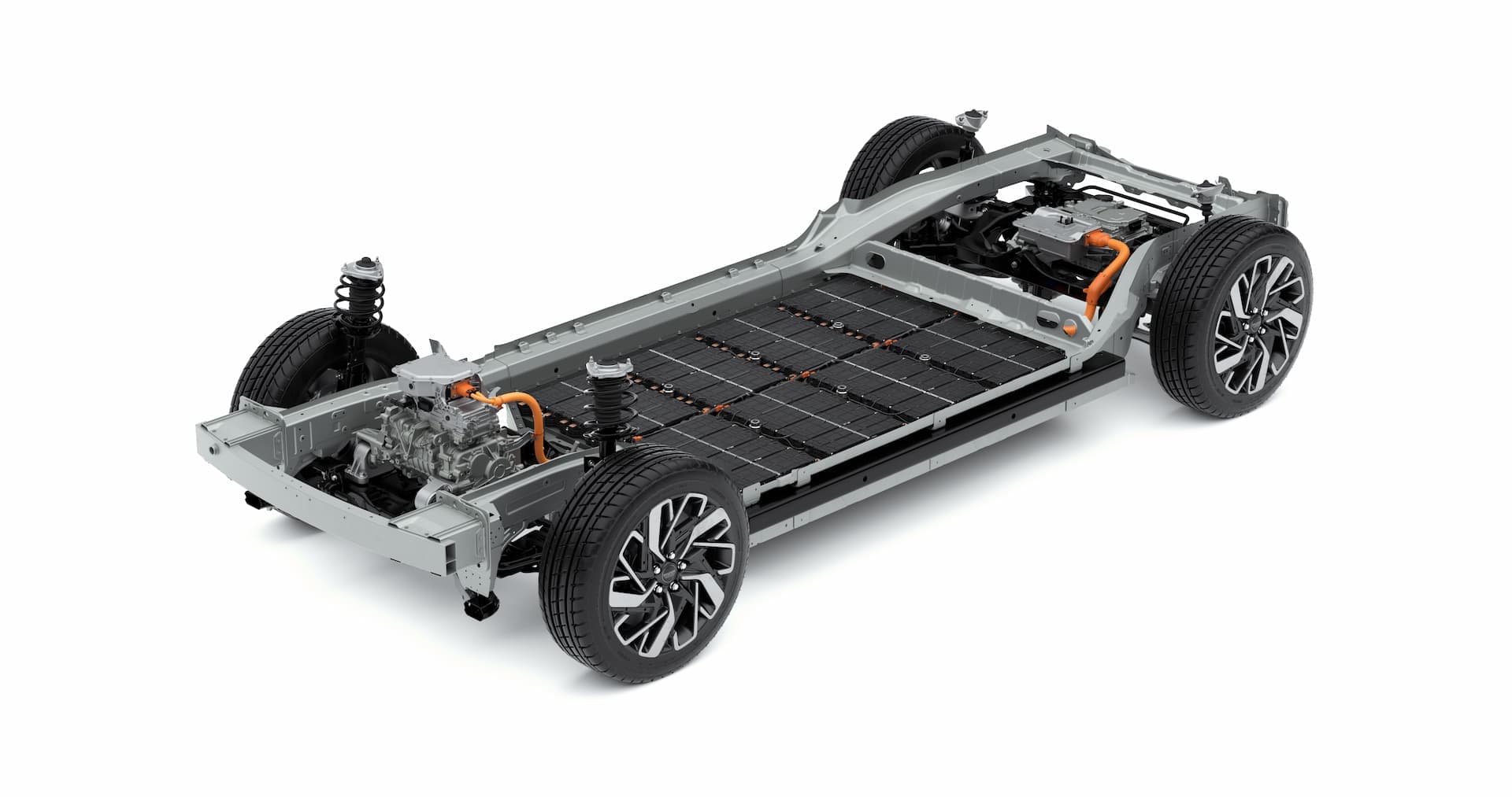 Hyundai E-GMP platform with battery Hyundai E-GMP platform with battery