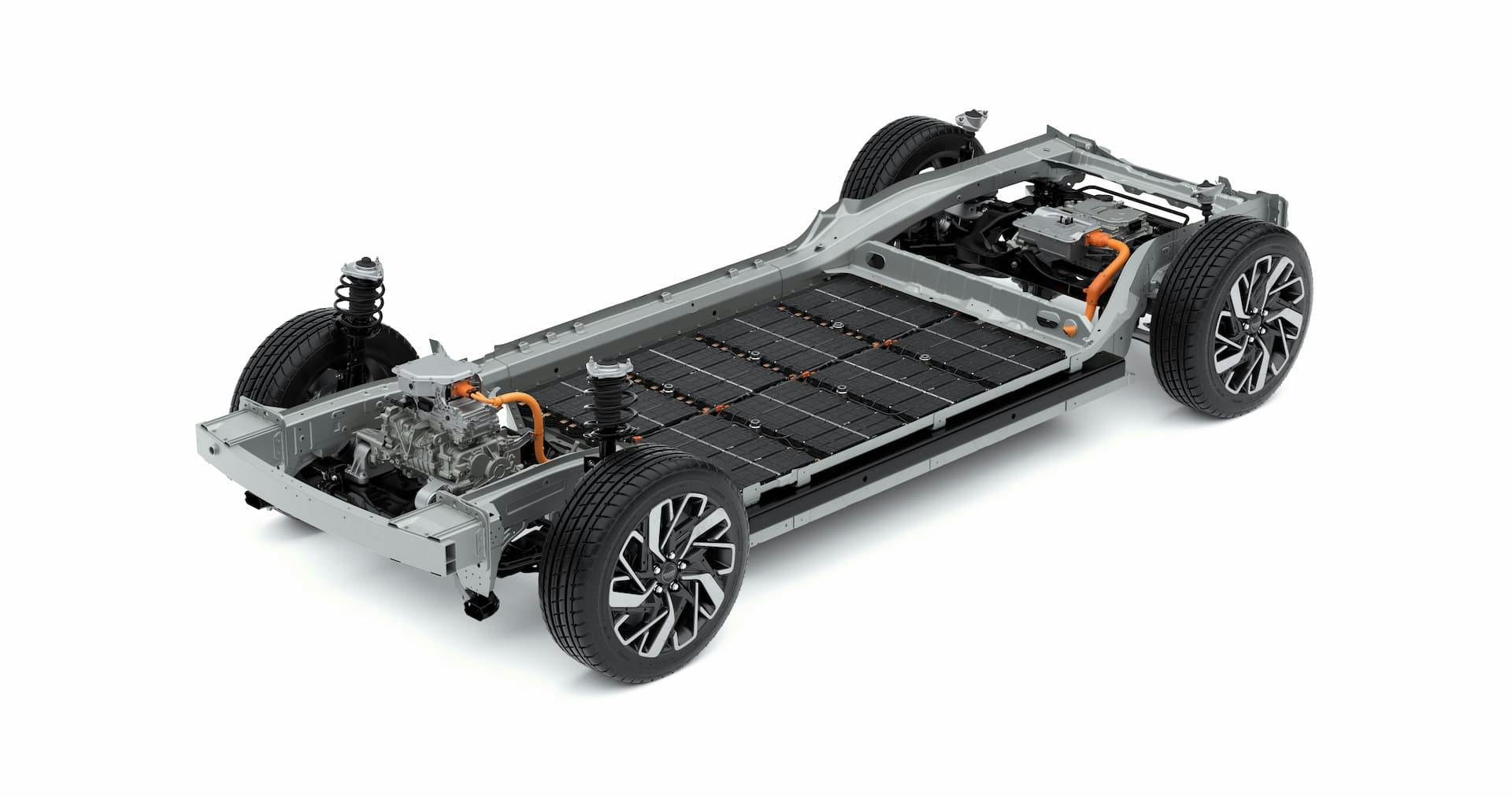 Hyundai E-GMP platform with battery