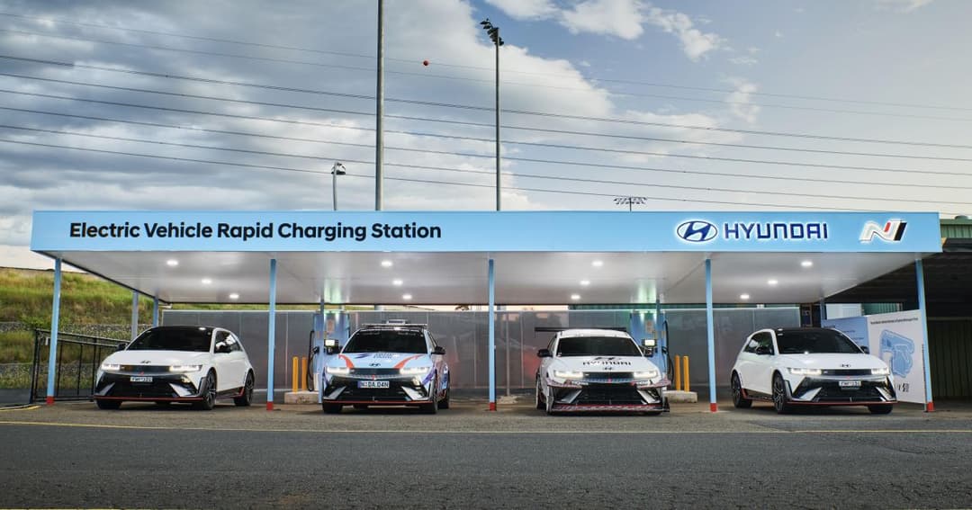 Hyundai Sydney Motorsport Park fast chargers Hyundai Sydney Motorsport Park fast chargers