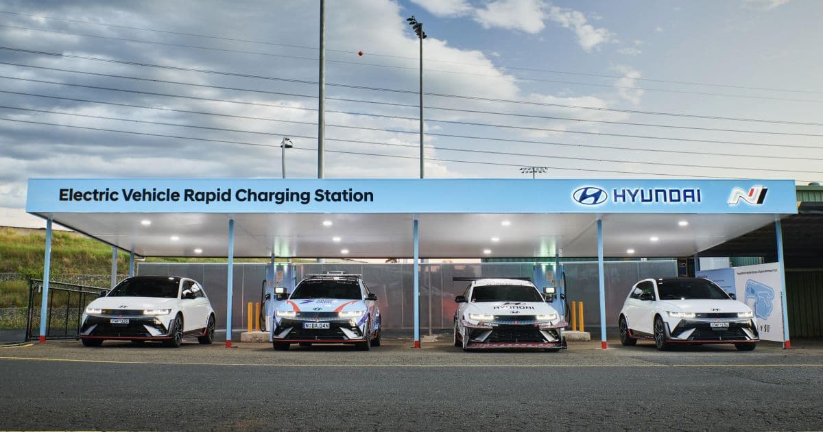 Hyundai Sydney Motorsport Park fast chargers Hyundai Sydney Motorsport Park fast chargers