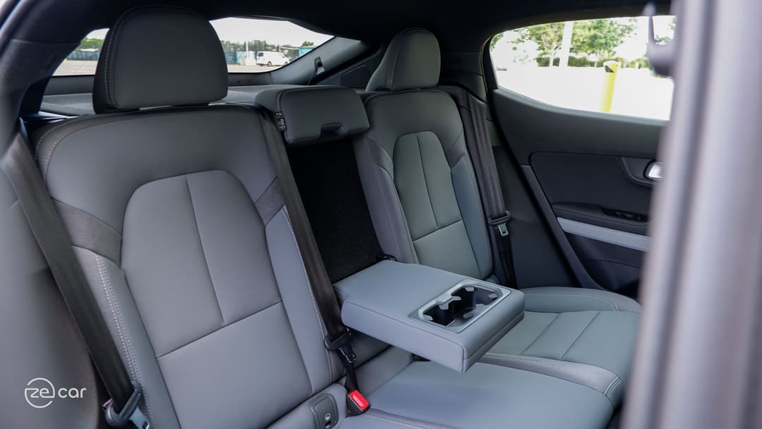 Polestar 2 rear seats and glass roof