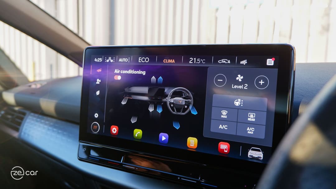 Cupra Born touchscreen