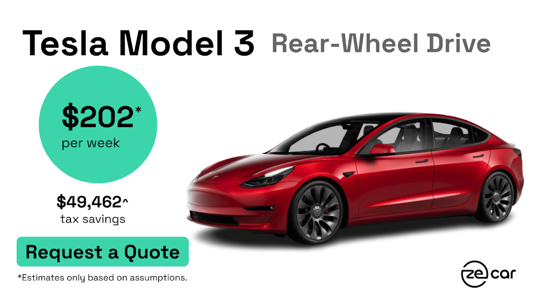 Tesla Model 3 Novated Lease